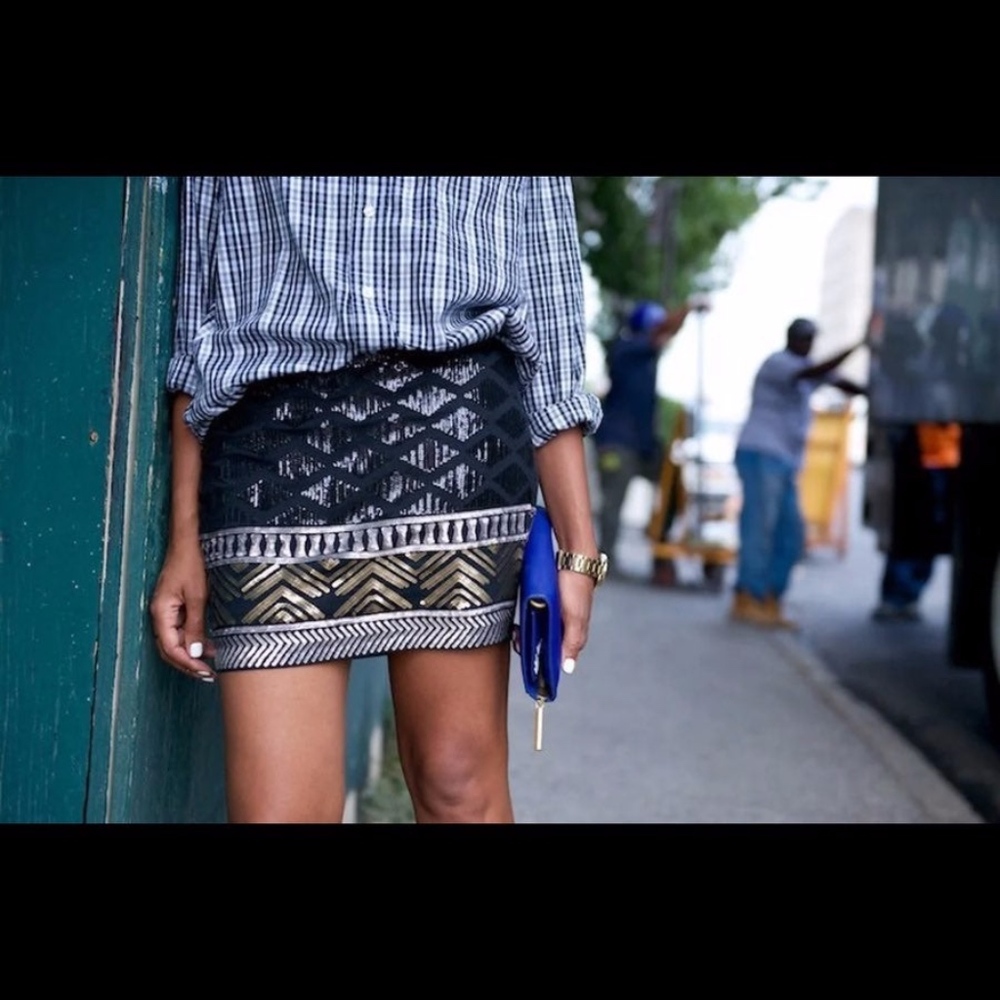 EXPRESS SEQUIN MINI SKIRT SIZE XS